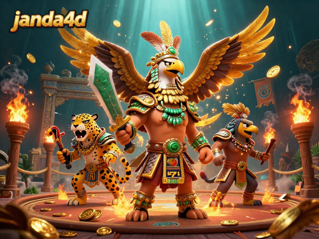 janda4d memberikan pengalaman bermain yang seru dengan prajurit Aztec berlatarkan keseruan kasino