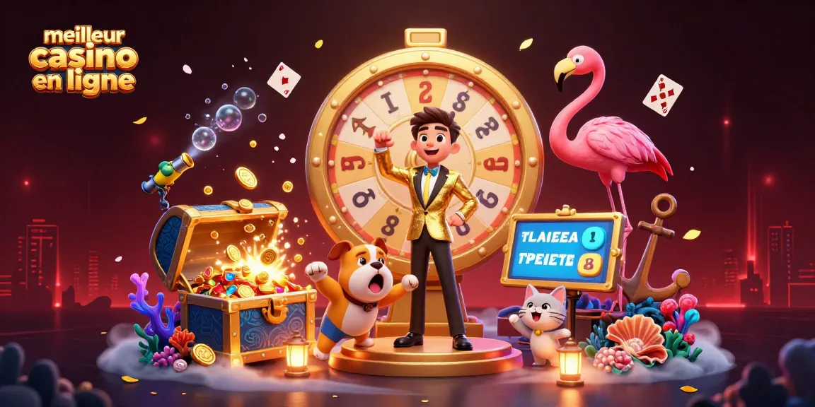 Profitez du meilleur casino en ligne avec un hôte coloré et des prix animés tout autour.