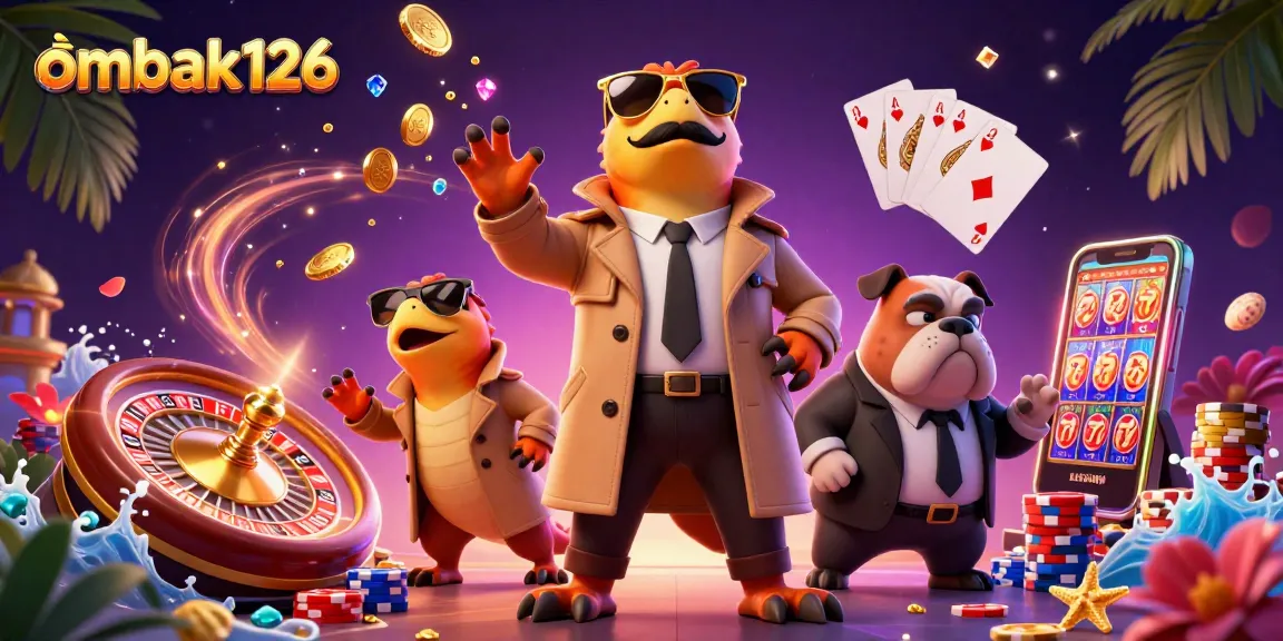Join ombak126 for thrilling casino escapades featuring playful raptors in disguise amidst gems and excitement.