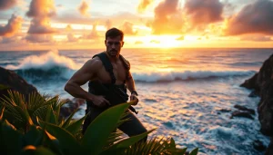 Assassin navigating the serenity of Hawaii in Aloha and Bullets adventure