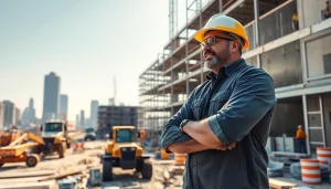 Manhattan General Contractor managing a busy construction site with skilled workers and equipment.