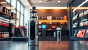 Die Oxva zeigt hochwertige Vape-Produkte klar und ansprechend dar.