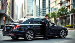 Offering Chauffeur Services near me for a luxurious travel experience with a professional driver.