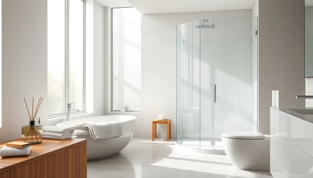 Sonni sanitär GmbH präsentiert stilvolle Badprodukte in einem modernen Badezimmer