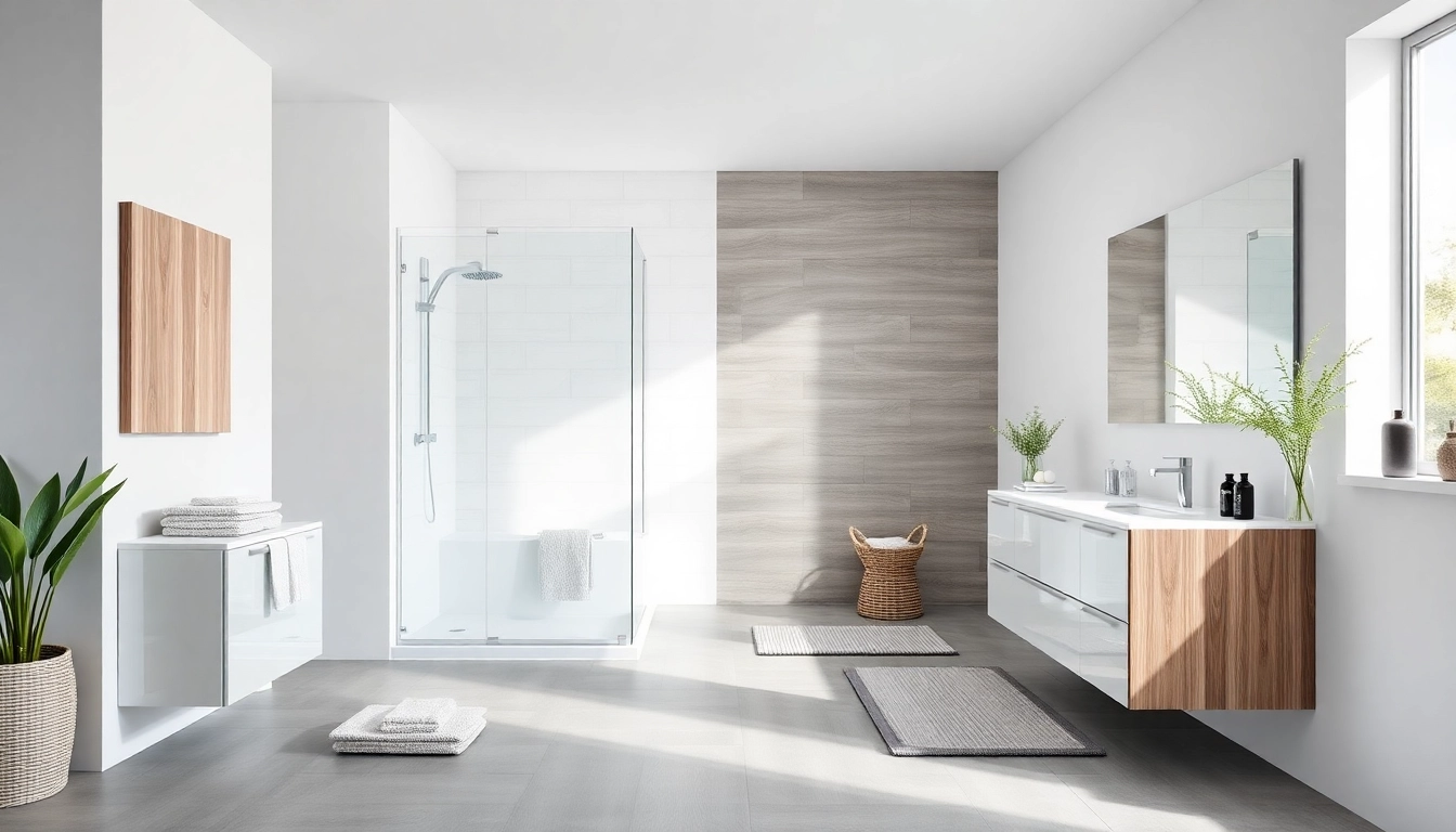Entdecken Sie die stilvollen Produkte der sonni sanitär GmbH in einem modernen Badezimmer-Setup.