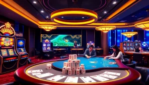 Experience thrilling games at Fun88 link while placing bets on elegant casino tables