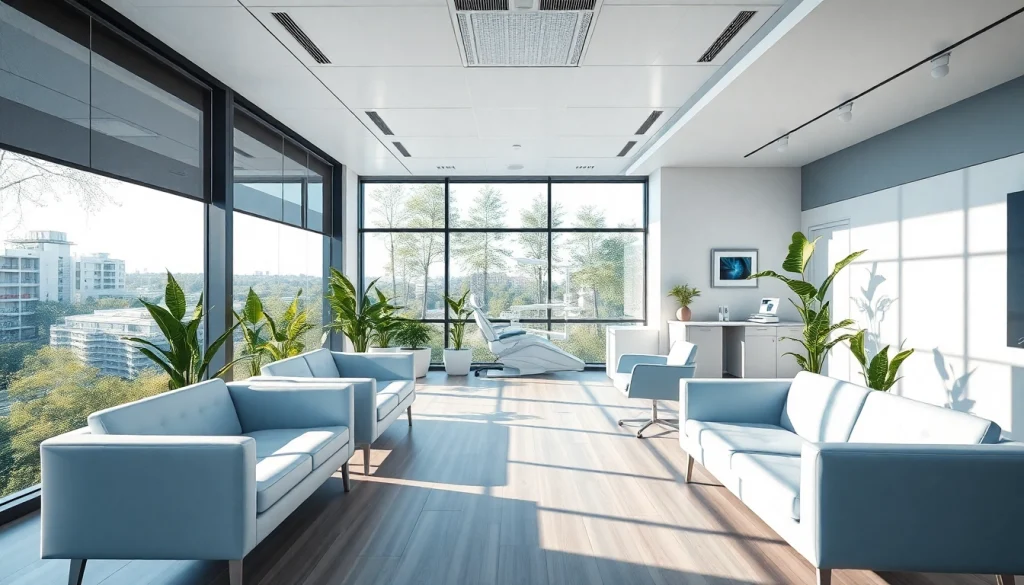 Modern dental clinic interior promoting klinik gigi near me with a clean, welcoming atmosphere.