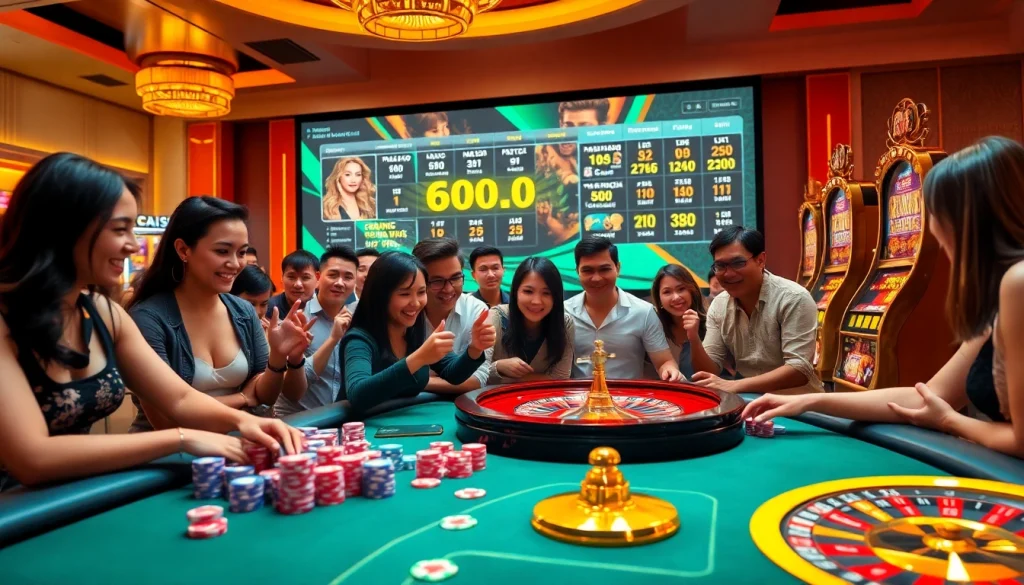 Experience the excitement of nhà cái rr88 with luxury gaming tables and vibrant action.