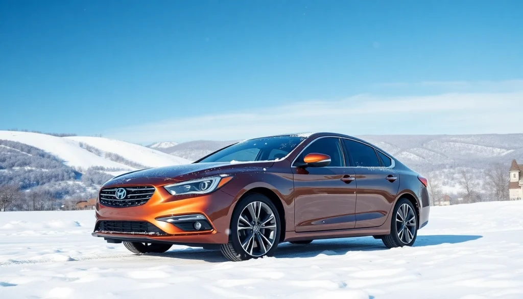 Protect your vehicle effectively with winter car protection Chattanooga in beautiful winter landscape.