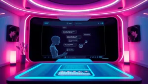 NSFW chat AI interface showcasing a vibrant virtual environment for engaging conversations.