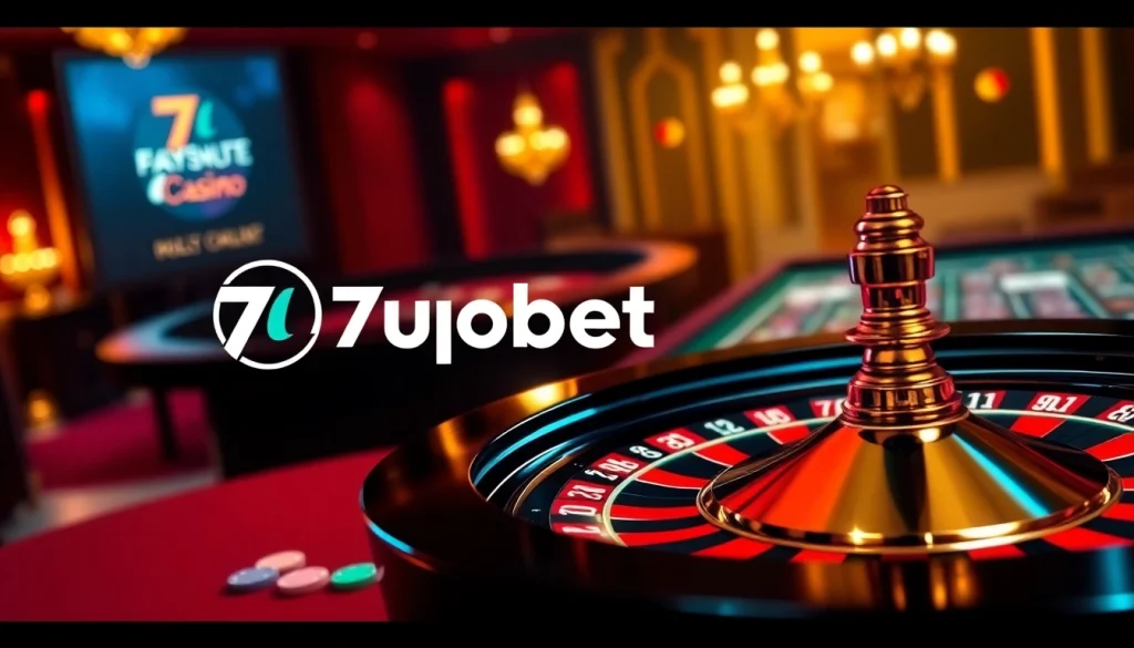 Experience the excitement of online gambling with 7upbet featuring roulette and poker elements.