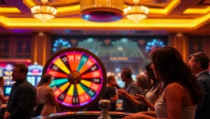 Pinco Casino pulsuz firlanmalar ilə oynayan insanlar, enerjili kazino mühiti