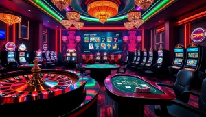 Experience the excitement of Gopay88 with players engaging at the casino tables.