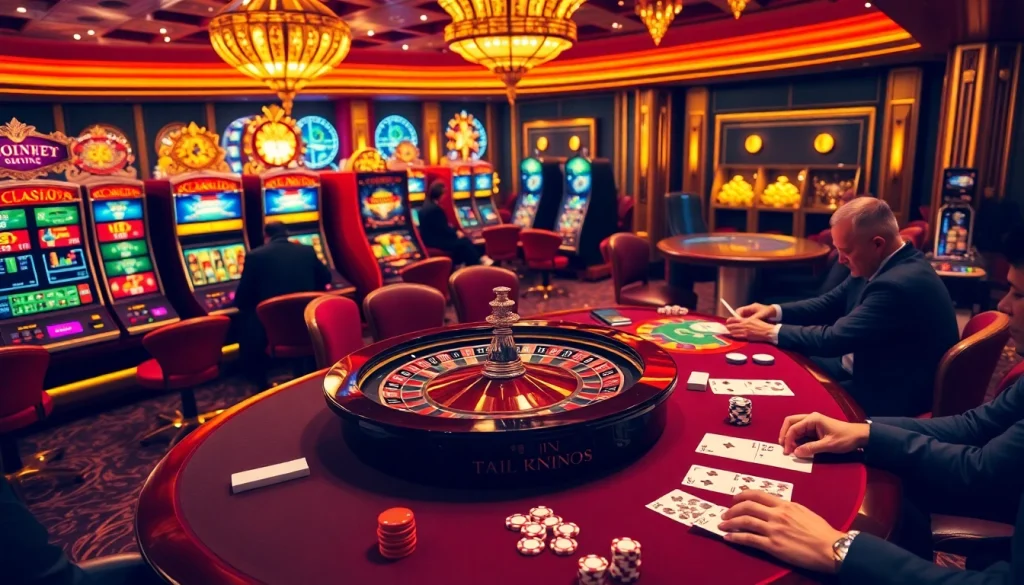 Experience the excitement of gambling at trang chủ kjc with vibrant casino games and engaging players.