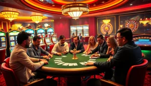 Vivez le poker à enjeux élevés et l'excitation au meilleur casino en ligne 2026 avec des tables vibrantes et des joueurs.