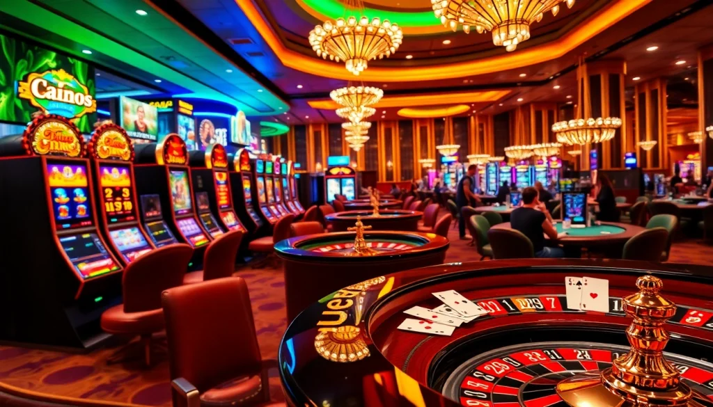 Vivez l'excitation au meilleur casino en ligne 2026, avec des machines à sous vibrantes et des tables de poker engageantes.