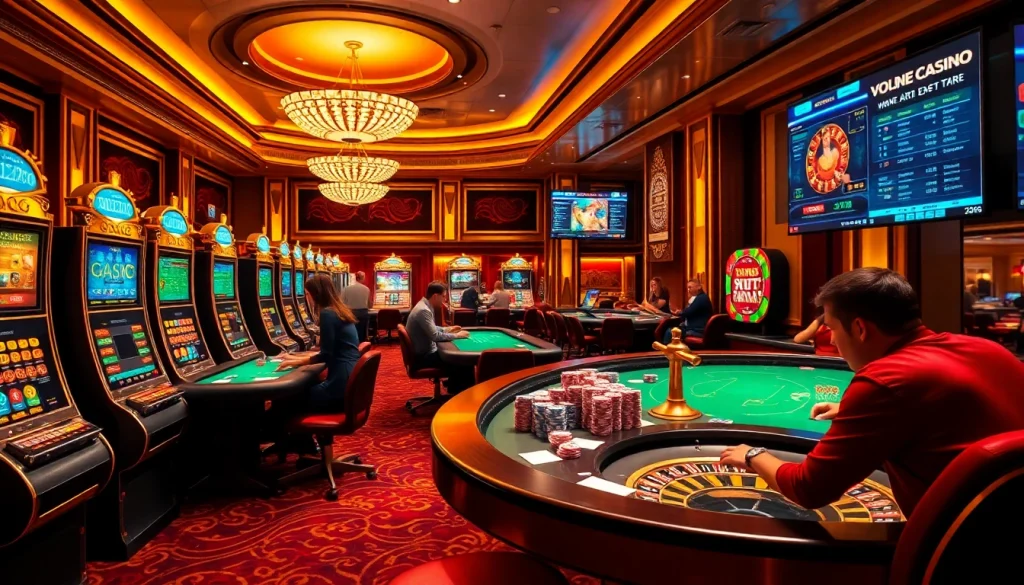 Vivez l'excitation au meilleur casino en ligne 2026 avec des tables de jeu luxueuses et des machines à sous vibrantes.