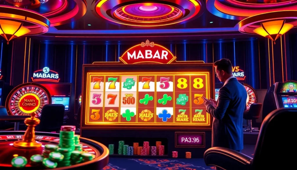 Rasakan sensasi kemenangan dengan mesin slot MABAR88 dan chip poker.