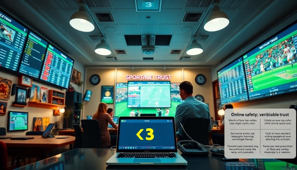 Engaging digital workspace depicting 슈어맨3 with sports betting insights and safety elements.